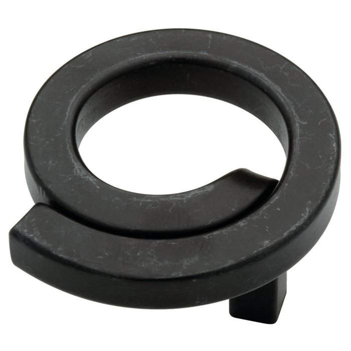 Liberty 65177PI Iron Craft 2 in. Wrought Iron Swirl Cabinet Knob, Wrought Iron N2