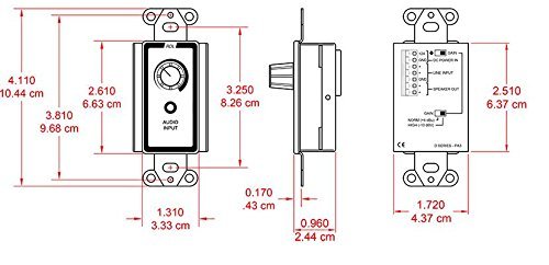 RDL D-PA3 3.5 Watt Audio Amplifier N2