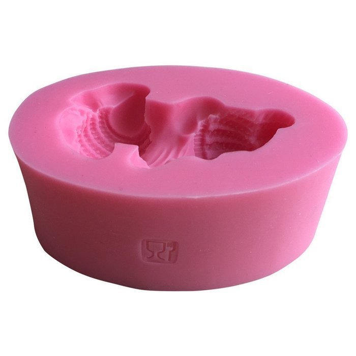 FLY 3D Sleeping Baby Silicone Fondant Mold Cake Decorating,Pink N5