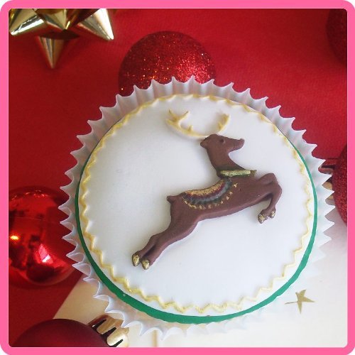 Prancing Reindeer Cup Cake Mold N8