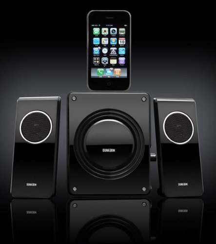 Durherm DR-S20 2.1 Glossy Surface Luxury Design Subwoofer Speaker System Equipped with Microphone and Headphone... N8