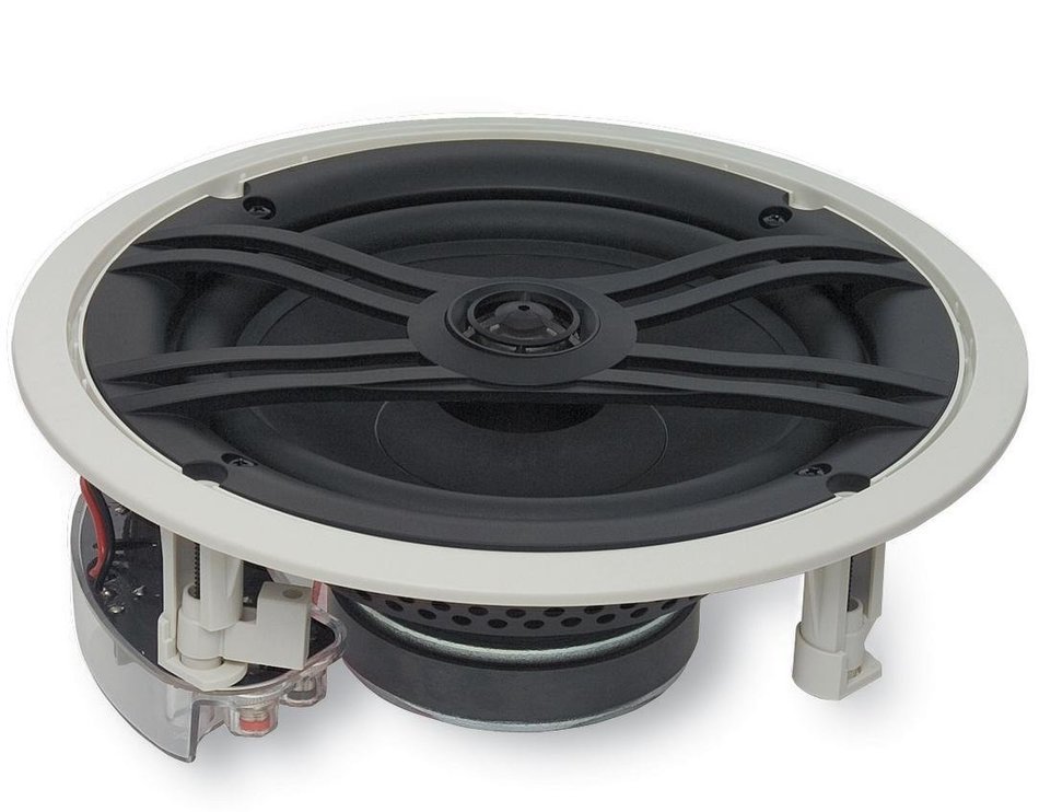 Yamaha Natural Sound Custom Easy-to-install In-Ceiling Flush Mount 2-Way 120 watts Speaker Set (1 Pair of 2 Speakers...