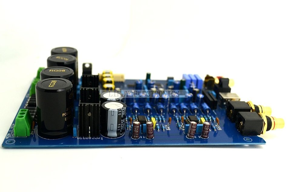 AK4497 DAC Decoder Board (Excluding AK4497 chip and XMOS U8 daughter card)