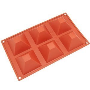 Silicone Pyramid 3 Oz. 6 Cavities