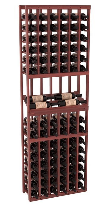 Wine Racks America Redwood 6 Column Side Display Kit. 13 Stains to Choose From! N5