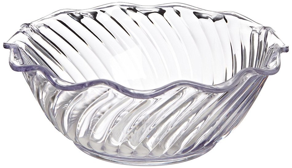 Carlisle 453307 SAN Tulip Bowl, 13 oz. Capacity, 5.56 x 2.12", Clear (Case of 24) N3