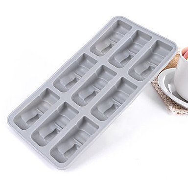 Sher Easter Island Moai Ice Mould Silicone Ice Cubes Tray Pudding Jelly Mold (Random Color) N3
