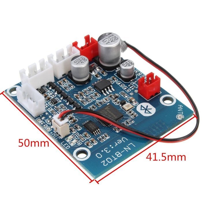 INSMA Bluetooth 4.0 Audio Receiver Board Wireless Stereo Sound Module for Car Phone PC N5