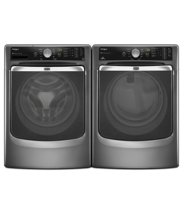 Maytag MGD6000AW Maxima 7.4 Cu. Ft. White Stackable With Steam Cycle Gas Front Load Dryer N6