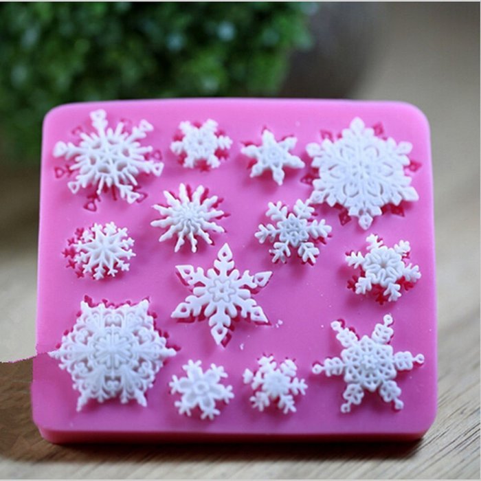 Baking Molds Lace Flower Snowflake Silicone Fondant Cake Mold Soap Chocolate Candy Mould DIY Decor Baking Supplies... N2