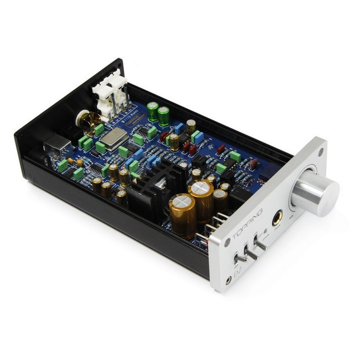 Fisound Topping TP D2 TP-D2 Home Audio HI-FI Headphone Amplifier & USB DAC & sound card with 4 inputs operate...