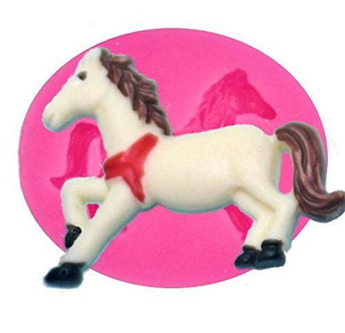 Horse Mini Silicone Mold for Fondant, Gum Paste, Chocolate, Crafts