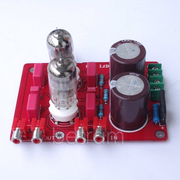 Buffer 6N3 Tube power Pre-amplifier board 220V/110V 450V/220UF no Transformer N2