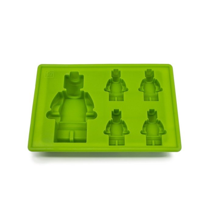 Sorbus&reg; Silicone LEGO Candy Mold and Ice Cube Tray with Building Bricks and Figures N2