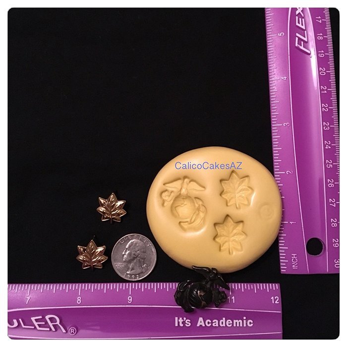 U.S. Marine Marines Logo Fondant Mold Chocolate Candy Gumpaste Soap Resin Clay