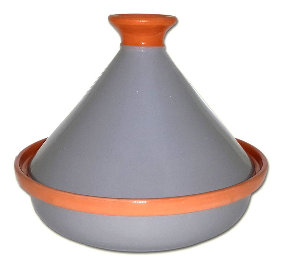 Le Souk Ceramique Cookable Tagine, 12", Gray