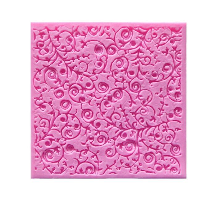 Whosee Style#4 3D Silicone Mold Fondant Cake Chocolate Decor Baking Mold Random Color N29
