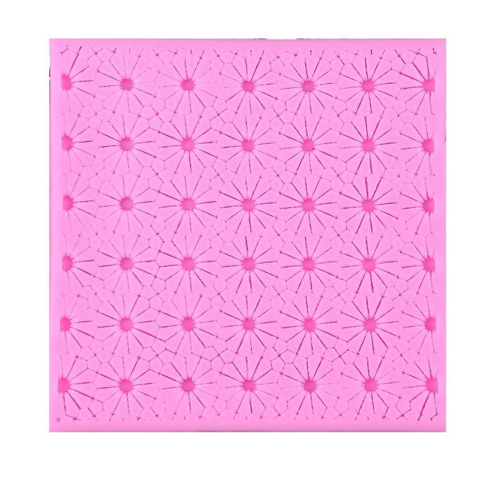 Whosee Style#4 3D Silicone Mold Fondant Cake Chocolate Decor Baking Mold Random Color N32