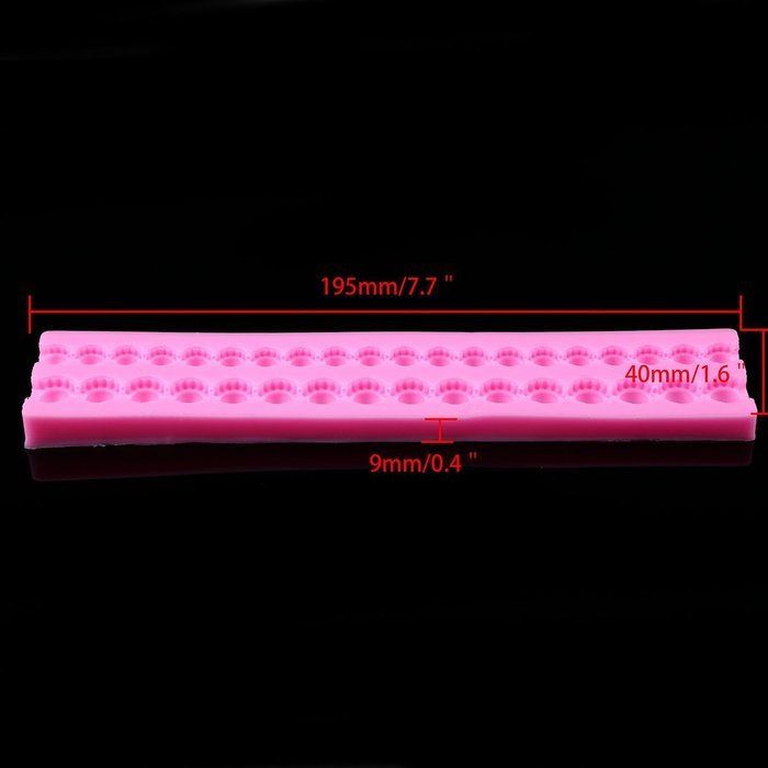 Whosee Style#4 3D Silicone Mold Fondant Cake Chocolate Decor Baking Mold Random Color N34