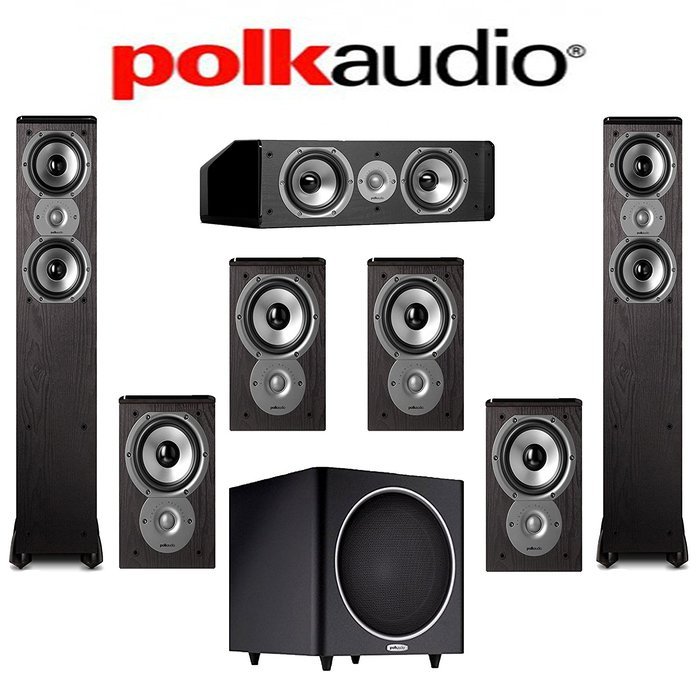 Polk Audio TSi 300 7.1 Home Theater Speaker System (TSi 300 + TSi 100 + CS10 + PSW110)