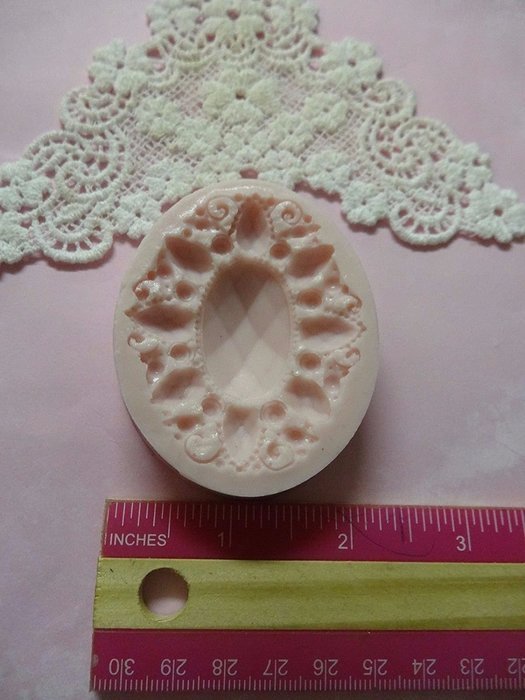 Diamond Brooch, brooches Silicone Mold By Oh! Sweet Art FDA Approved for Food N5