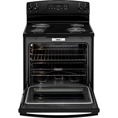 GE GIDDS-632160 Ge 30-Inch 5.3 Cu.Ft. Free-Standing Electric Range, Black N3