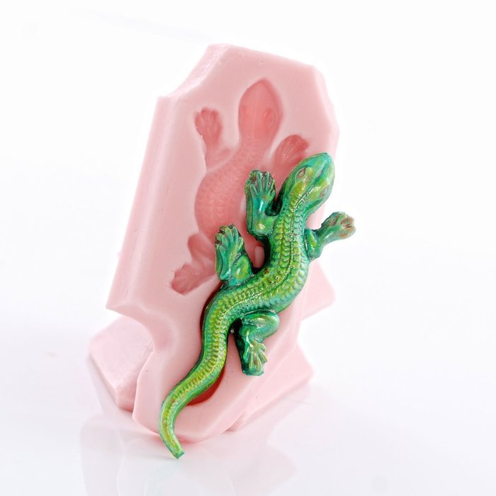 Small Lizard Silicone Mold Food Safe Mold Fondant Candy Craft Jewelry Resin Polymer Clay Mold N7