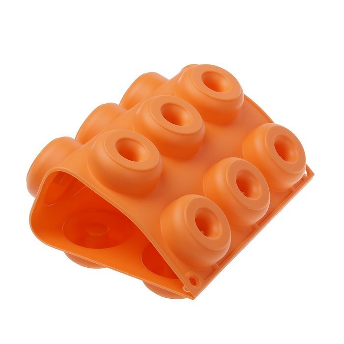 Silikomart Silicone Fancy and Function Bakeware Collection Multi-Shape Cake Pan, Mini Donuts N5