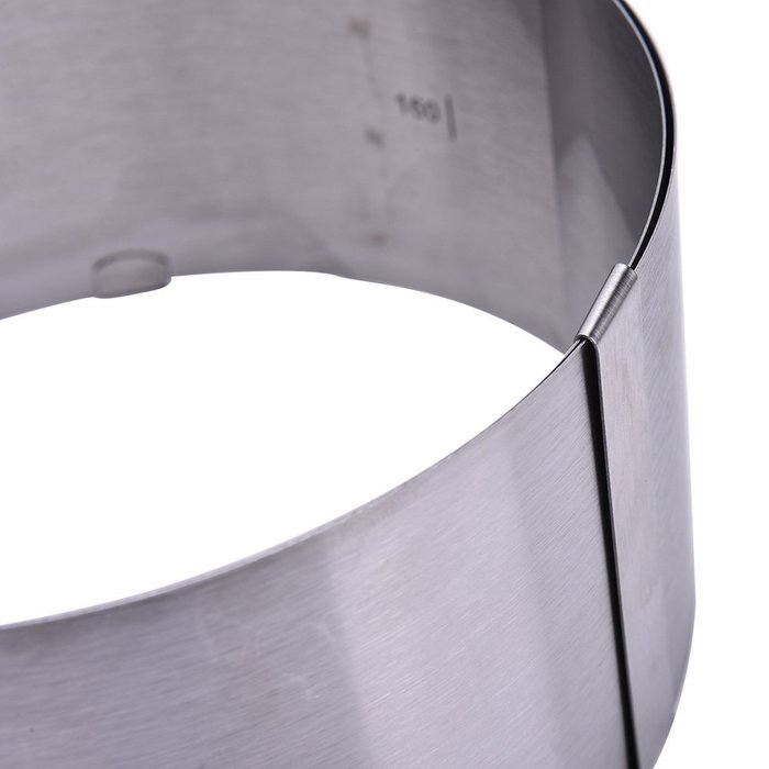 Supershopping Adjustable Cake Mousse Mould Stainless Steel Cake Baking Mold Ring 6" to 12" N6