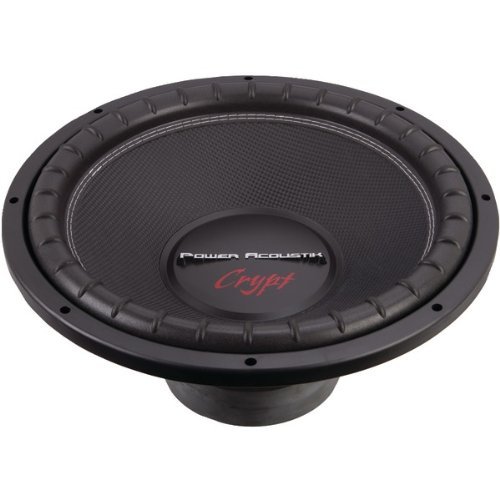 Crypt Series Dual Voice-Coil Subwoofer (15", 2,200 Watts, 4_) By: POWER ACOUSTIK