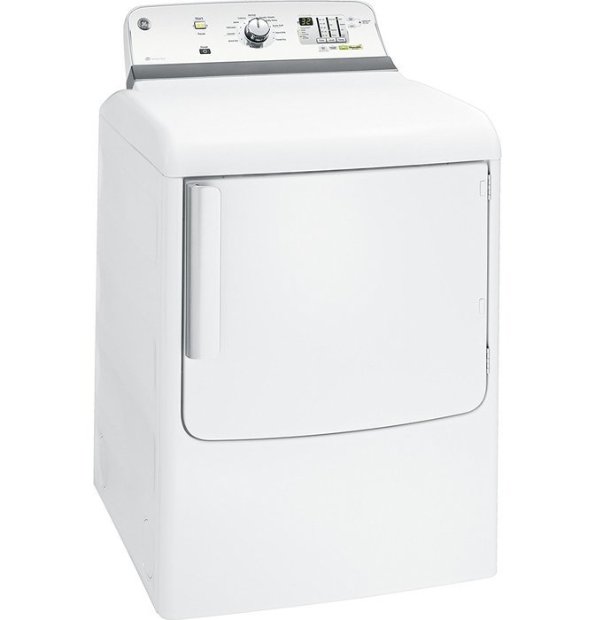 GE GTDP740GDWW 7.8 Cu. Ft. White Gas Front Load Dryer N4