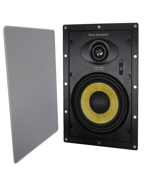 Pure Acoustics NRX485 2-Way In-Wall Speakers (Pair, White) N4