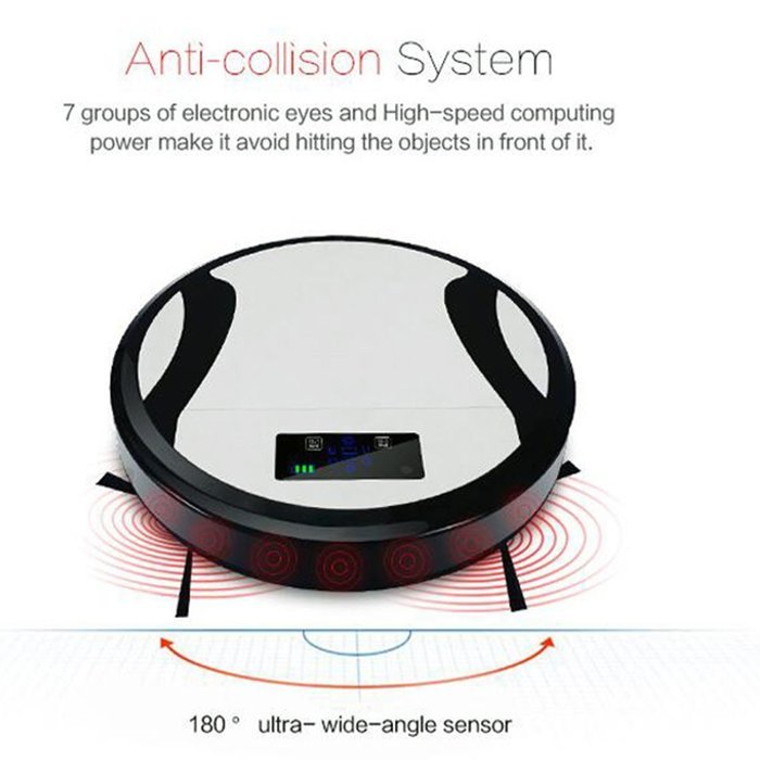 Life Up Smartphone WIFI APP Control Dry Wet Robot 360&deg;Comprehensive Vacuum Cleaner-Sweeping,Mopping,Cleaning,Automatic... N8