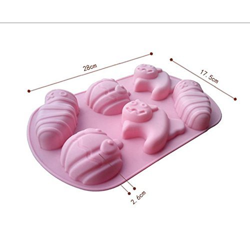 GUO -Cake molds Chocolate molds Silica gel 5 pieces