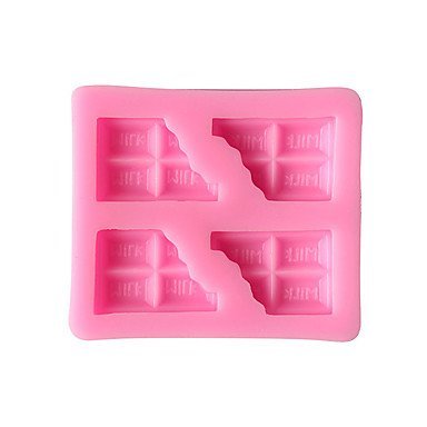 Y&XL&H 3D Chocolate Half Pieces Liquid State Modeling Chocolate Silicone Cake Mold