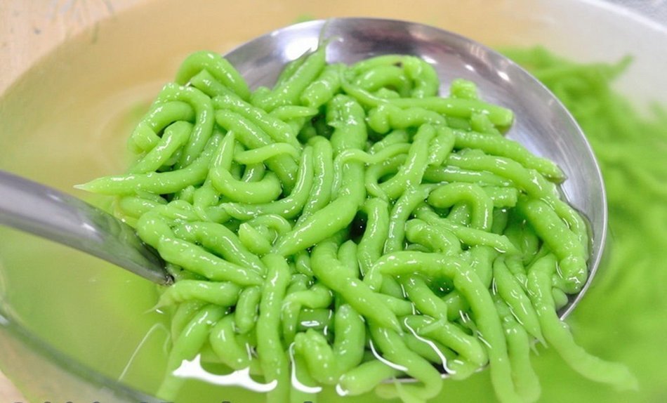 Buylucky Thai Traditional Kitchenware for LOD CHONG / SARIM Cendol Imilk) Stianless Mold Thai dessert.Milk N3