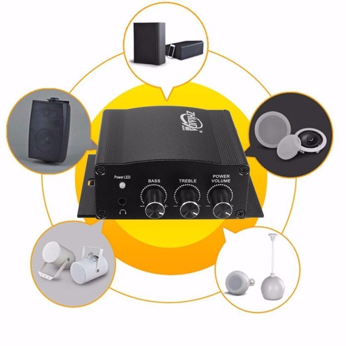ELEGIANT 30W + 30W High Power Enthusiast Desktops Pure Digital Hi-Fi Stereo Amplifier for Car Home Motorcycle... N4