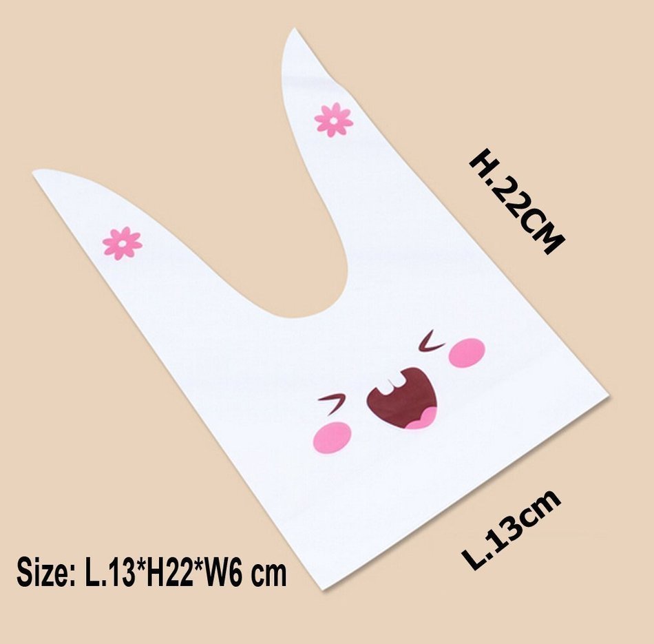 Astra shop 50pcs OPP Cute Self-Adhesive Treat Bags for Cookie Candy Dessert / Sandwich Snack Pastry Bags Bakery... N4
