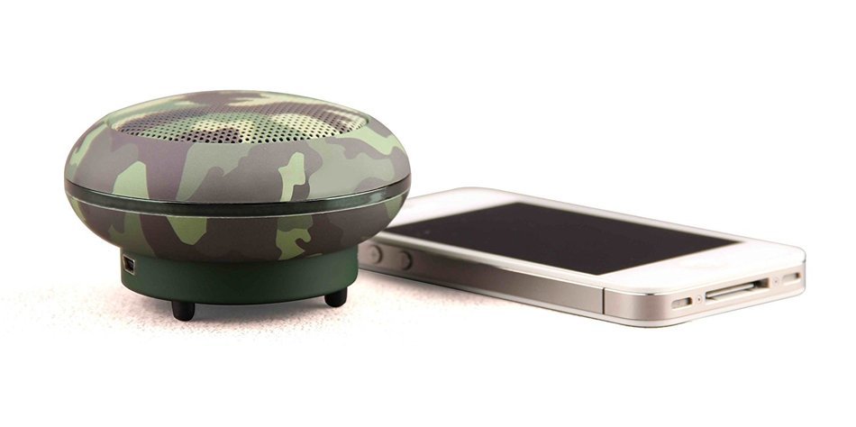 Fashion Camouflage Portable Mini Speaker for Cell Phone and Mp3 Player with Lithium Battery N2