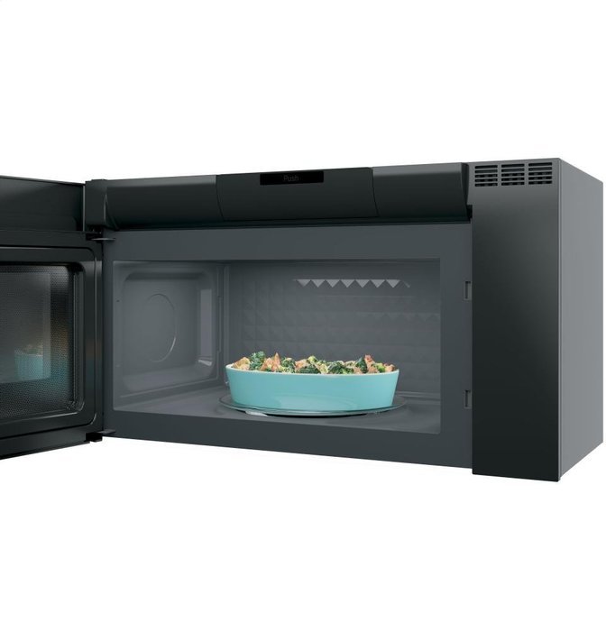 GE PVM9005DJBB Profile 2.1 Cu. Ft. Black Over-the-Range Microwave N5