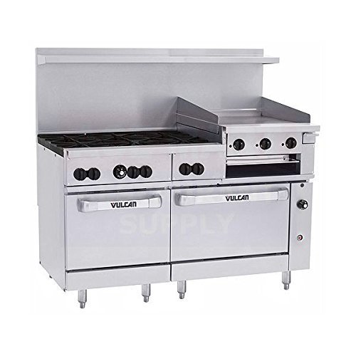 Vulcan Endurance Gas Restaurant Range with 6 Burners and 24 Inch Griddle