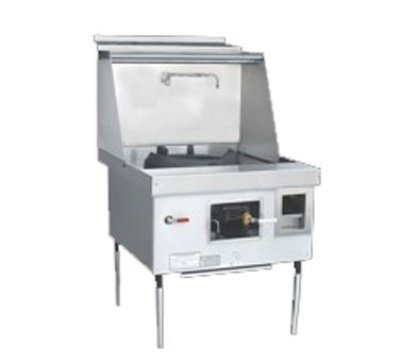 Town Foodservice Equipment E-1-SS Lp Express Wok Range, 1 Chamber, Lower Right Sink, Stainless