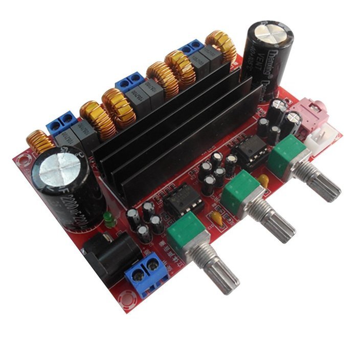 Alloet New 2x50W +100W 2.1 Channel Digital Subwoofer Power Amplifier Board TPA3116D2 N5