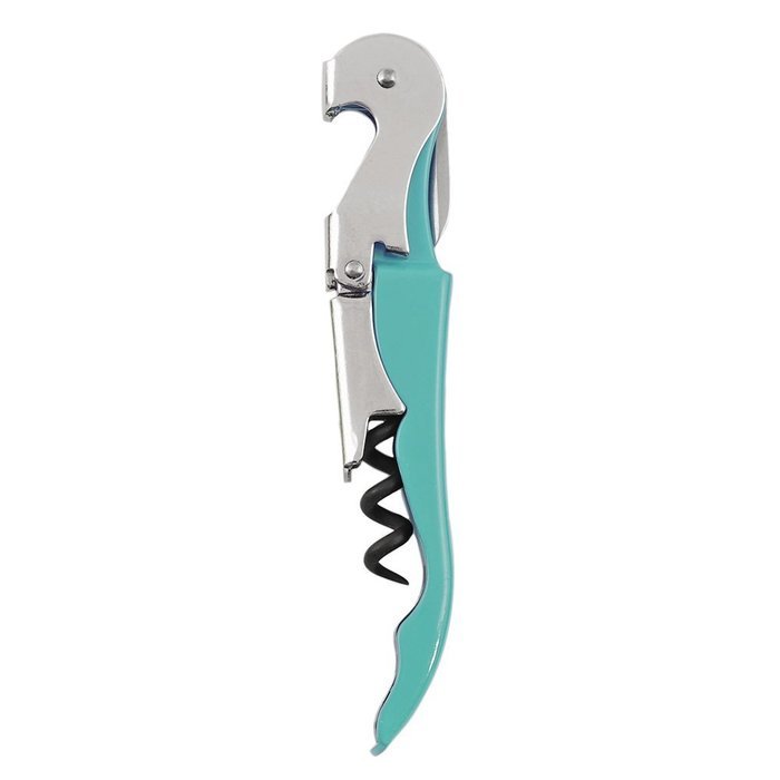 Truetap Black Double Hinged Waiter's Corkscrew by True N7