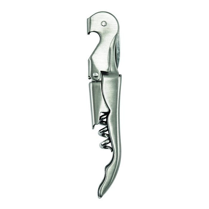 Truetap Black Double Hinged Waiter's Corkscrew by True N11