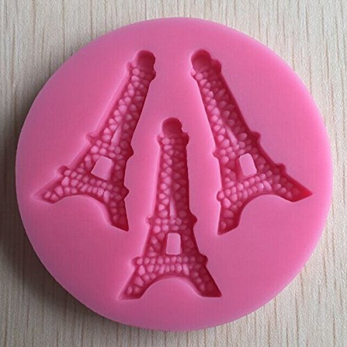 Bluelover Silicone Eiffel Tower Fondant Cake Mold Mini Chocolate Sugar Mold Baking Tool N3