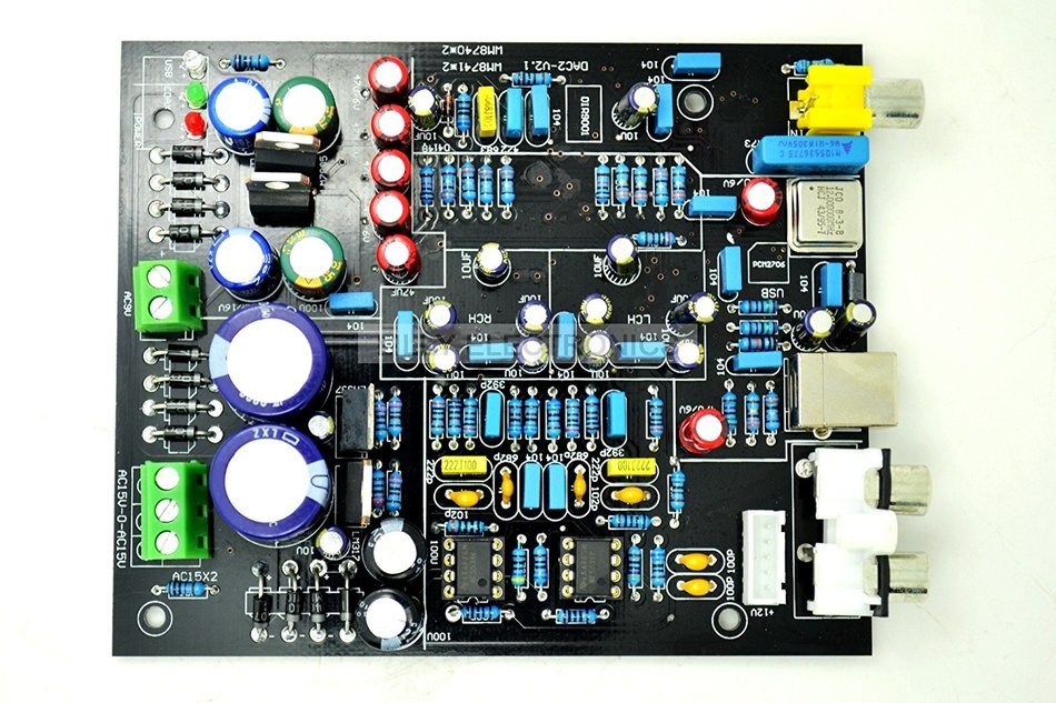 Coaxial Dual WM8740 DAC USB Decoder Board M8741 N4