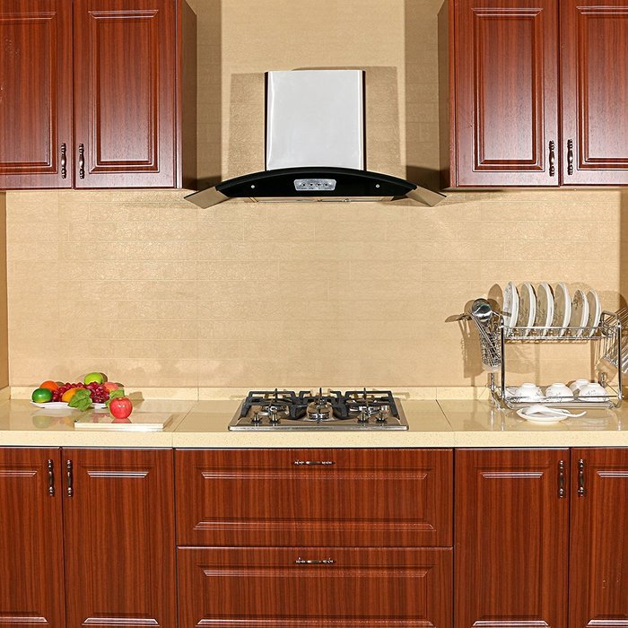 Windmax 23" Curve Stainless Steel 4 Burner Stove NG/LPG Hob Cooktops Cooker N6