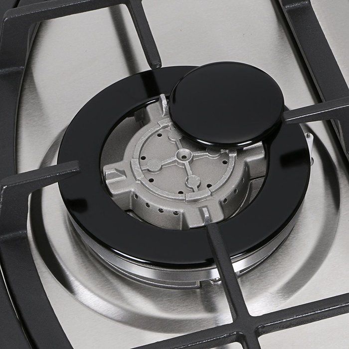 Windmax 23" Curve Stainless Steel 4 Burner Stove NG/LPG Hob Cooktops Cooker N7