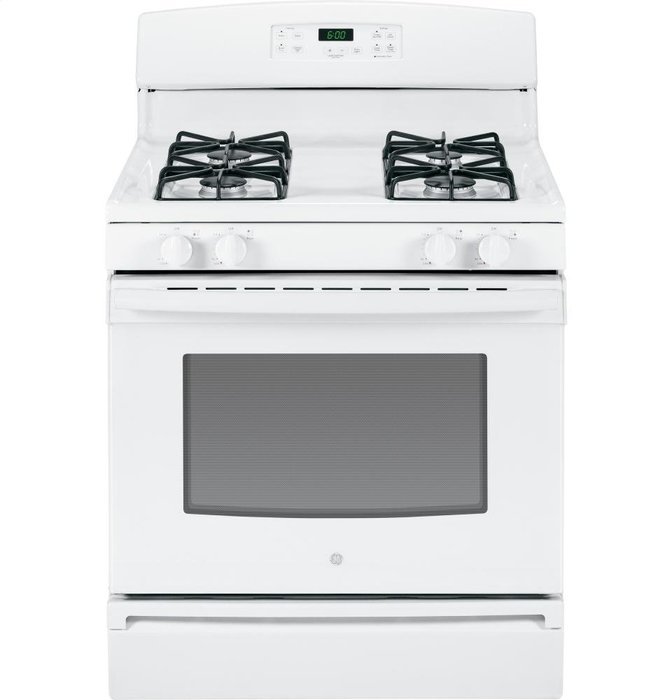 GE GIDDS-632173 30" 4.8 cu. ft. Free-Standing Gas Range, White N7